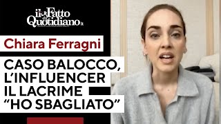 Caso Balocco, Chiara Ferragni in lacrime: "Ho sbagliato"