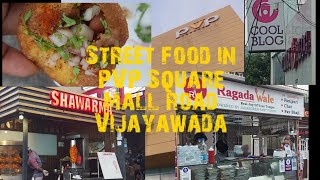 Street food in PvP Square Mall Road Vijayawada//by TejaswiniVantillu