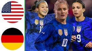 USA vs Germany | Highlights | Women's International Friendly 13-11-2022