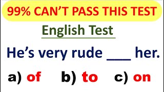 Mixed English Grammar Test 🌟 if you Pass this Test, your English is absolutely 100% superb