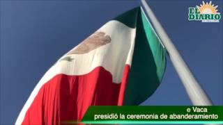 Ceremonia de abanderamiento de escoltas en Nuevo Laredo