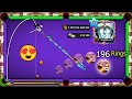 8 Ball Pool - 196 Venice Rings at Level 955 Coins 1.3 Trillion