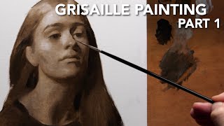 Portrait Painting In Grisaille, Part 1 (of 5)