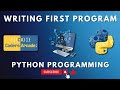 2. How to write 1st Python Program using the PyCharm (IDE).