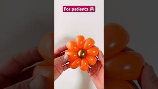 Autumn flower for patients at the hospital 🏥 #balloon #autumn #smile