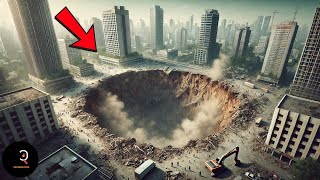 Hundreds of houses are going underground! Footage of massive landslides in Taiwan  | Quick Ranked