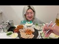 【韓国料理】おニューの1リットルジョッキでウッキウキで生【酒嫁】