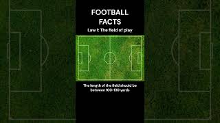 UNVEILING THE 17 LAWS OF FOOTBALL , Law 1: The Field of Play #shorts #football #premierleague