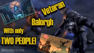 ESO: Vet Balorgh with only TWO PEOPLE! March of Sacrifices. (Elder Scrolls Online)