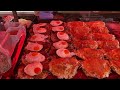 japanese street food - clean okonomiyaki stall お好み焼き
