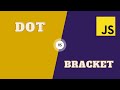 Dot vs Bracket notation in javascript