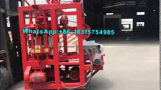 load qt4-24 semi automatic concrete brick machine for sale