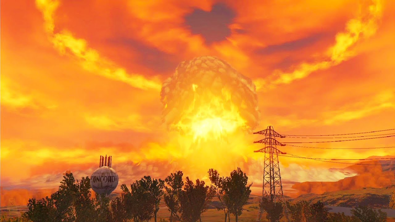 Fallout 4 - FULL Opening Nuke Scene Explosion | Quick Slip - YouTube