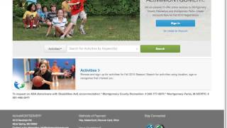 Montgomery County Launches New Online Registration System for Fall Programs