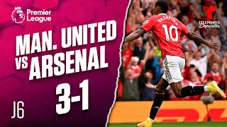 Highlights & Goals: Man. United vs. Arsenal 3-1 | Premier League | Telemundo Deportes