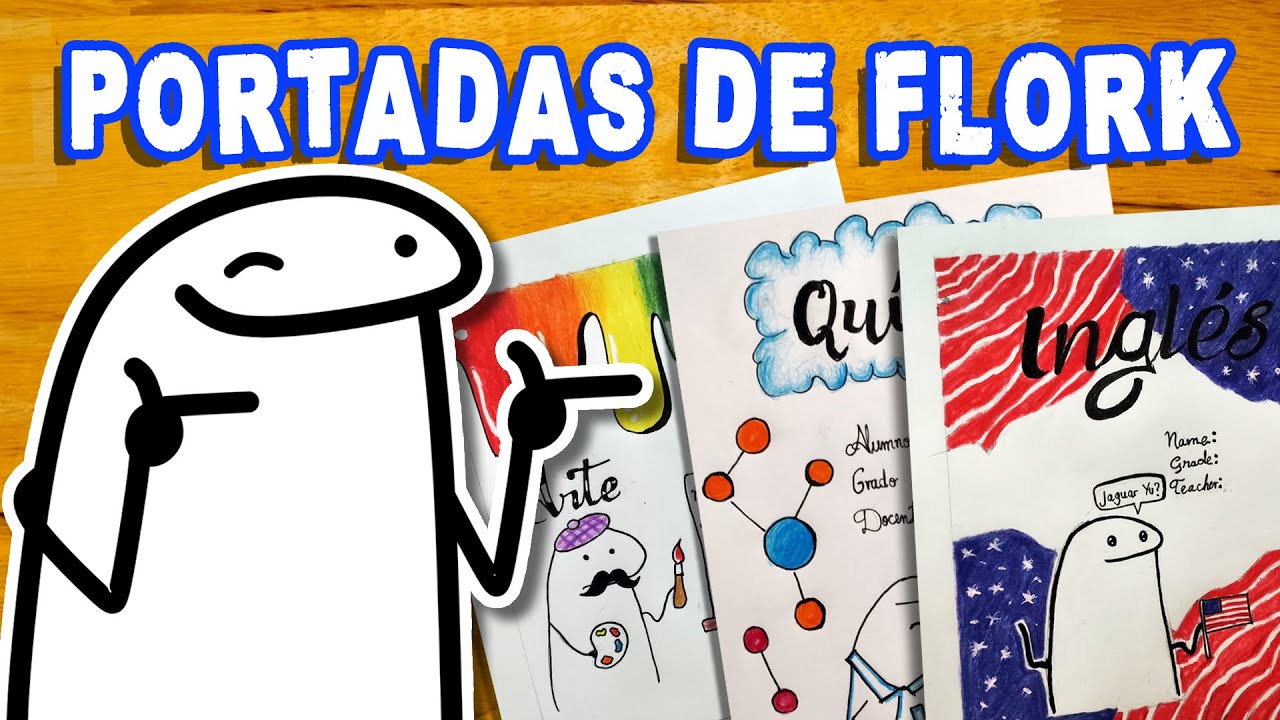 Portadas Para Cuadernos De Flork Con Lápices De Colores Portadas