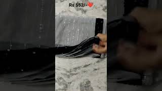 Meesho unboxing Grey net  sequins saree,link in the description#sequinsaree#meesho#meeshohaul