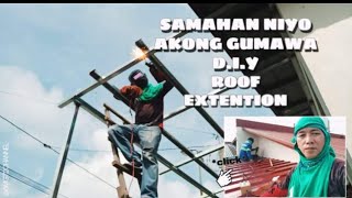 paano gumawa ng DIY Roof gamit ang C PURLINS at TUBULAR.