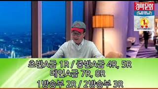 20190517 사이상의 다이너마이트 금요일 부산, 제주 경마방송