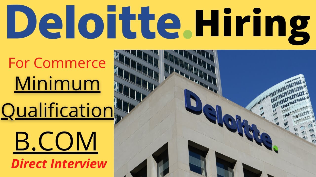 #Deloitte #Freshers Job Deloitte Hiring || Deloitte Jobs || Freshers ...