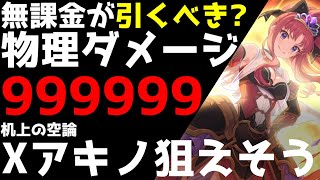 【プリコネ】無課金が引くべきか？！クリスマスアキノさん限定ガチャ【プリコネR】