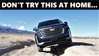 I Take A BRAND NEW $110,000 Cadillac Escalade Off-Road And It Ends In DISASTER...