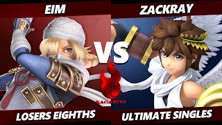 Kagaribi 9 Top 8 - Eim (Sheik) Vs. Zackray (Pit) SSBU Ultimate Tournament