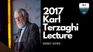 2017 Karl Terzaghi Lecture: Kerry Rowe: Protecting the Environment with Geosynthetics