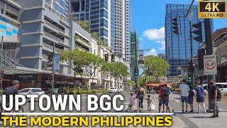 Relaxing Sunday Walk at UPTOWN BGC [4K] Philippines - March 2023