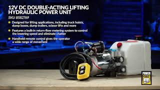 12V DC Double-Acting Lifting Hydraulic Power Unit