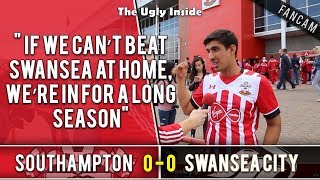 "If we can't beat Swansea at home, we're in for a long season" | Southampton 0-0 Swansea | Fancam