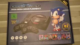 Sega Mega Drive 2017 Unboxing Распаковка...Чё ?? Сега ?? чтото интересное !! ( Sega Mini )