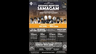 LIVE: Asa Di Vaar (Adelaide 08 June. 2024 Annual Akhand Keertan Smaagam)