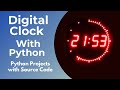 Python Tutorial - How to create a digital clock using python and tkinter - for beginners