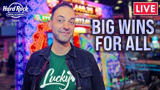 🔴 LIVE at Hard Rock Tulsa 🎁 Big Wins for ALL!
