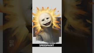 How to Draw a Creepy Smiling Face / Speedpaint #art #digitaldrawing #digitalspeedpainting