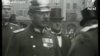 GERMANY: Funeral of Cosiwa Wagner at Bayreuth (1930)