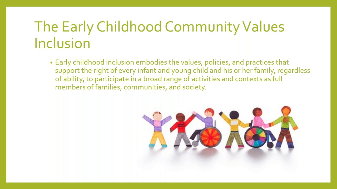 Supporting Early Childhood Inclusion Through Professional Collaboration ...