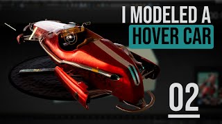 How I Modeled a Hover Car in 3D - Part 2