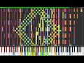 black midi synthesia night of nights black 84 000 notes