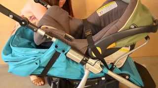 How-To: Install 2009-15 Infant Car Seat using included Bumbleride Infant Car Seat Adapter Bar \u0026 Belt