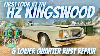 HZ Holden Kingswood - First Look & Lower Quarter Rust Repair - The Resto Shed