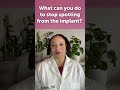 What can you do to stop spotting from the implant? #AskBedsider