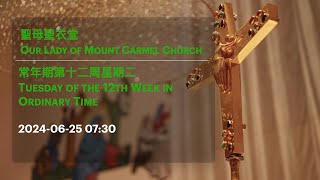 2024-06-25 07:30 常年期第十二周星期二 Tuesday of the 12th Week in Ordinary Time