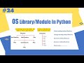 Python Tutorial - 24|OS Library in Python | Python for Beginners | Learnerea