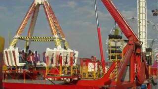 Fun fair rides at The Great Dorset Steam Fair 2011