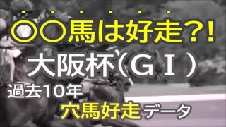 大阪杯(2020)予想 【過去10年のデータ】『過去の傾向から穴馬が見えてくる！』【WIN5攻略・予想のカギ 】【4/5】【競馬予想】