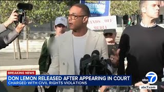Don Lemon released on personal recognizance; charged with civil rights crimes in church protest