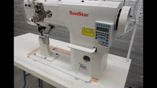 SunStar KM-958-7D Direct Drive 1-Needle Post Bed Shoe Machine