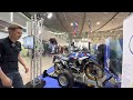 motorrad und kfz anhänger auf der cmt messe stuttgart